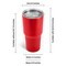 Makerflo 30 oz Powder Coated Tumbler and Handle Sold Separately, Includes a Sliding Splash & Leak Proof Lid, Ideal for Craft and Personalization (Laser Engraving, UV DTF, Epoxy, and Vinyl)